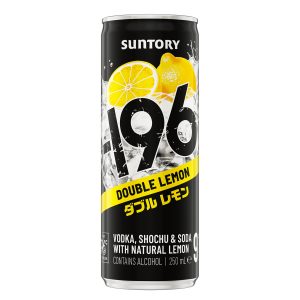 Suntory -196 Double Lemon 250ml Extra Strong 9% ABV Single Can