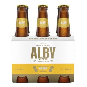 Alby Crisp Lager 330mL Bottle