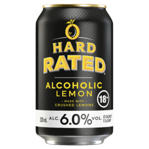 Hard Rated Alcoholic Lemon 6.0% 330ml Can