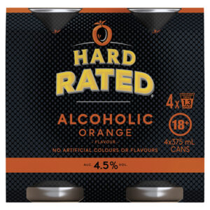 Hard Rated Orange 4.5% 375ml Can 4 Pack