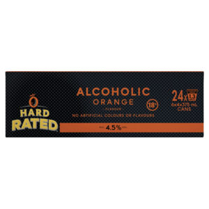 Hard Rated Orange 4.5% 375ml Can 24 Pack