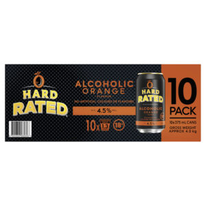Hard Rated Orange 4.5% 375ml Can 10 Pack