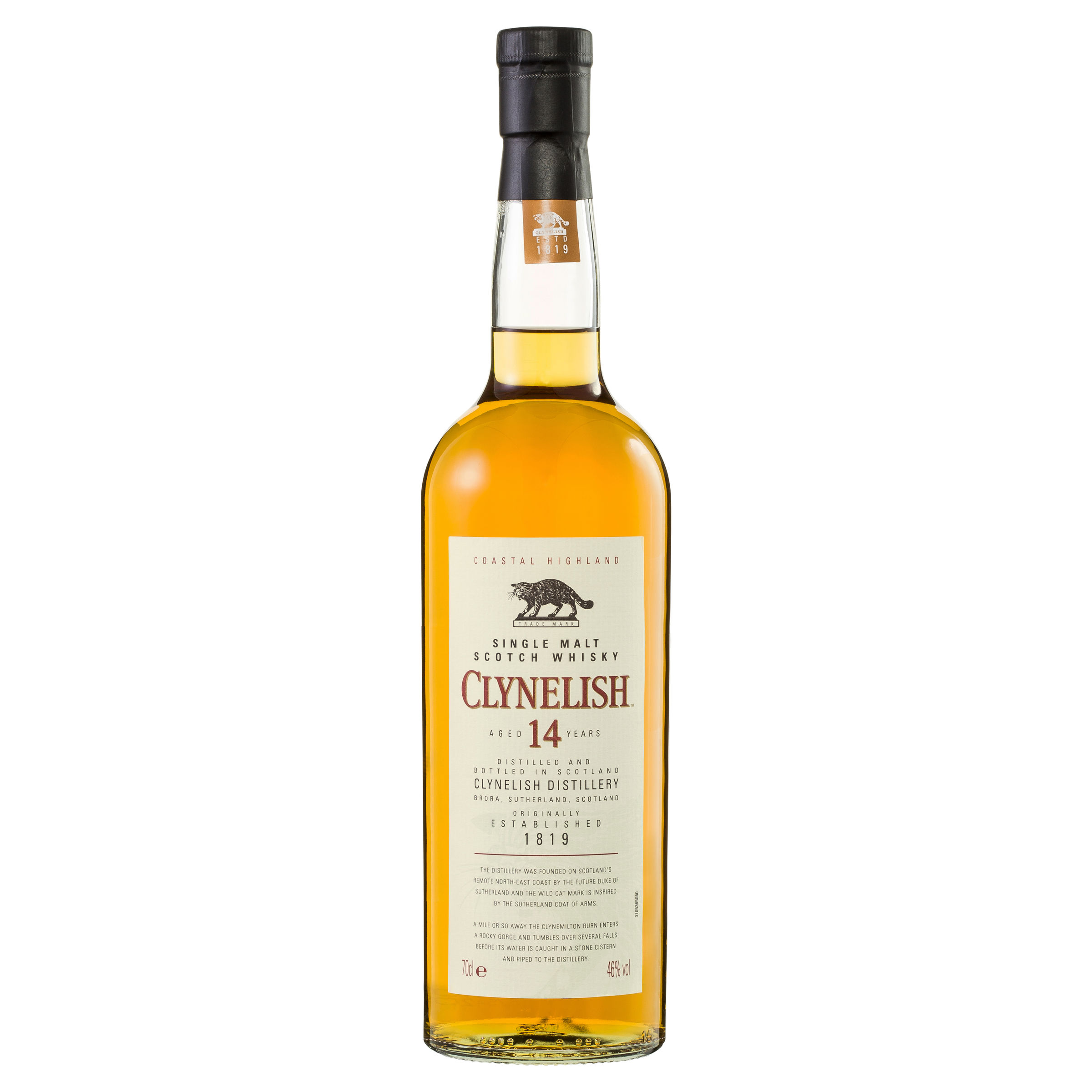 clynelish 14 year old single malt scotch whisky 700ml