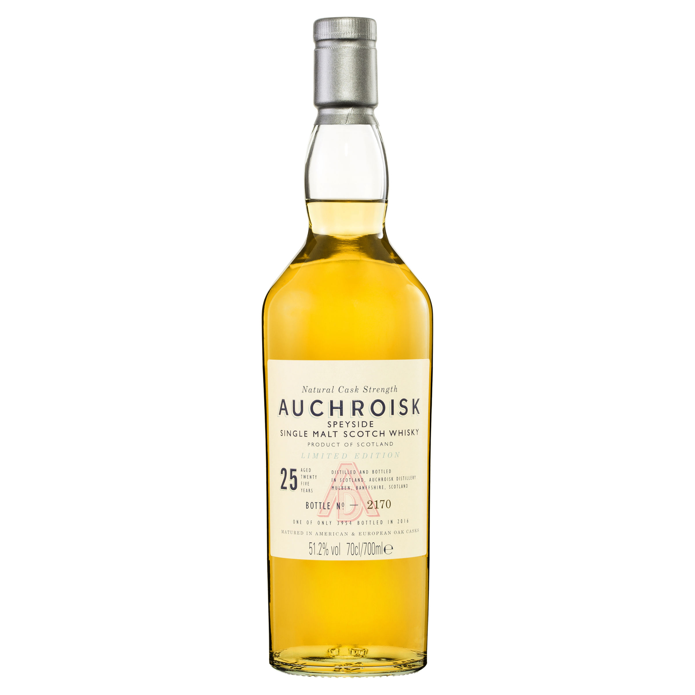 auchroisk speyside single malt scotch whisky aged 25 years limited edition 700ml