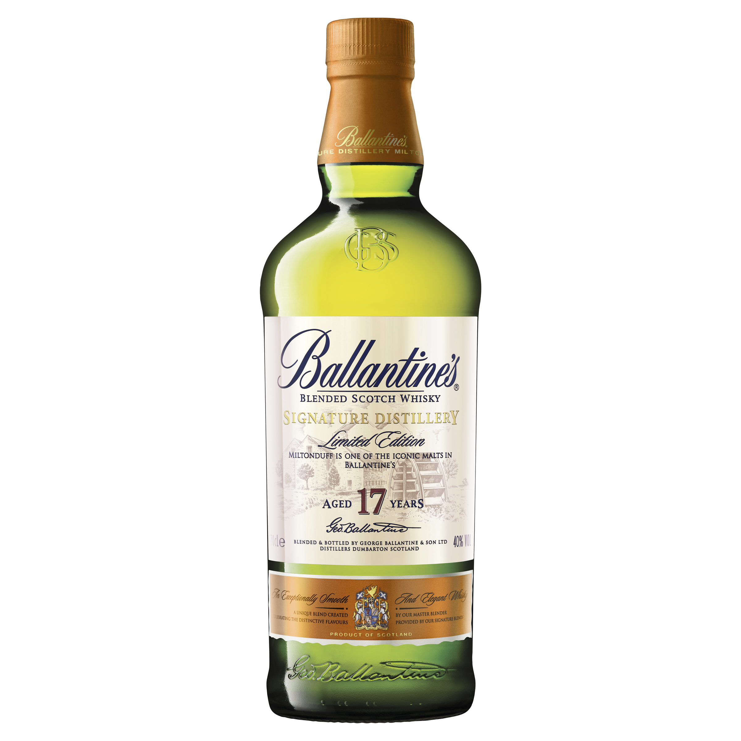 ballantine's miltonduff blended scotch whisky 700ml