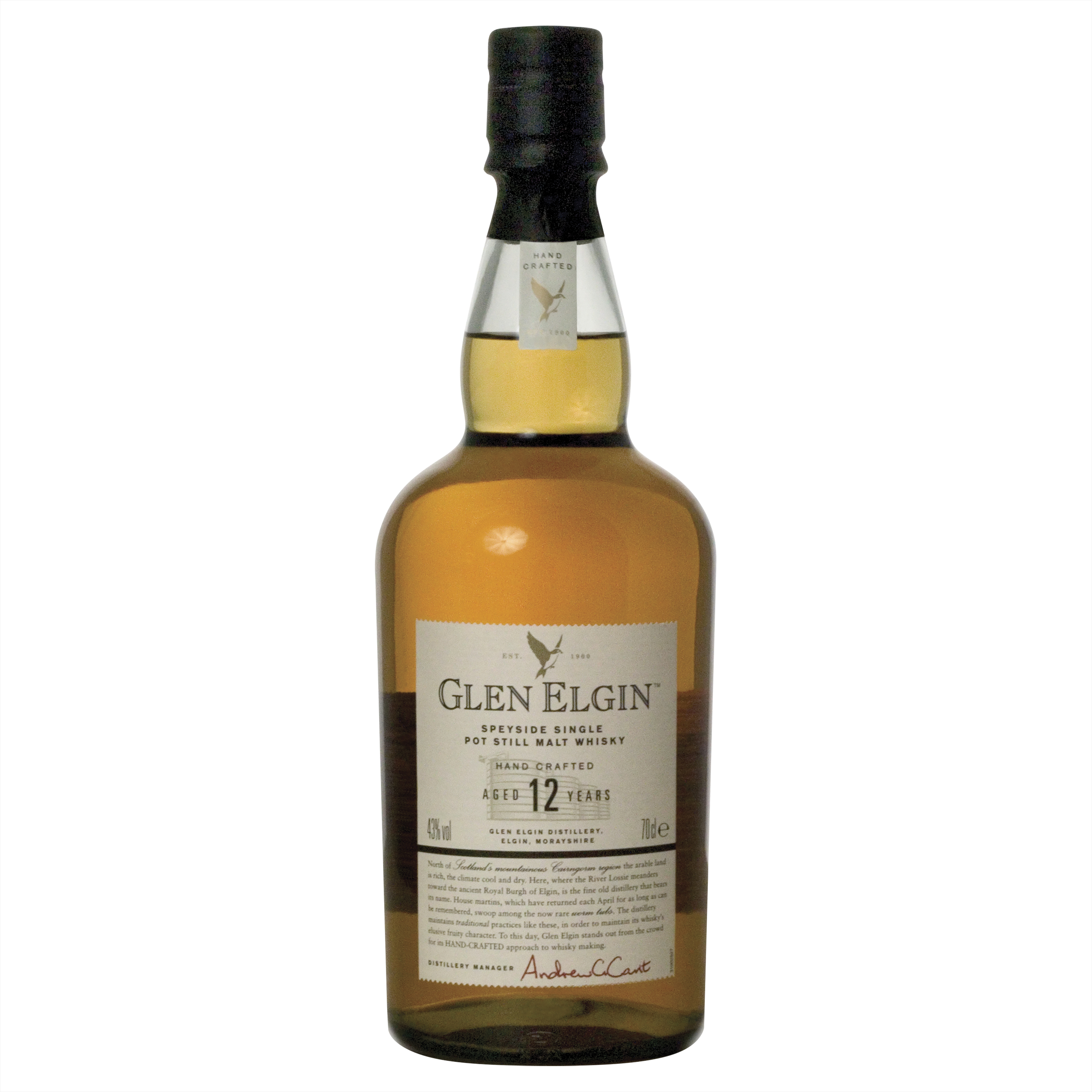 glen elgin 12 year old single malt scotch whisky 700ml