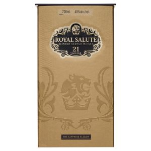 royal salute blended scotch whisky the sapphire flagon 21 years old 700ml gift box