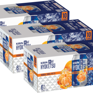 Kirin Hyoketsu Mandarin Vodka Soda 330mL Can 30 Pack