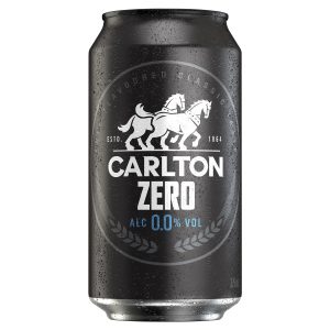 carlton zero 0.0% 375ml can