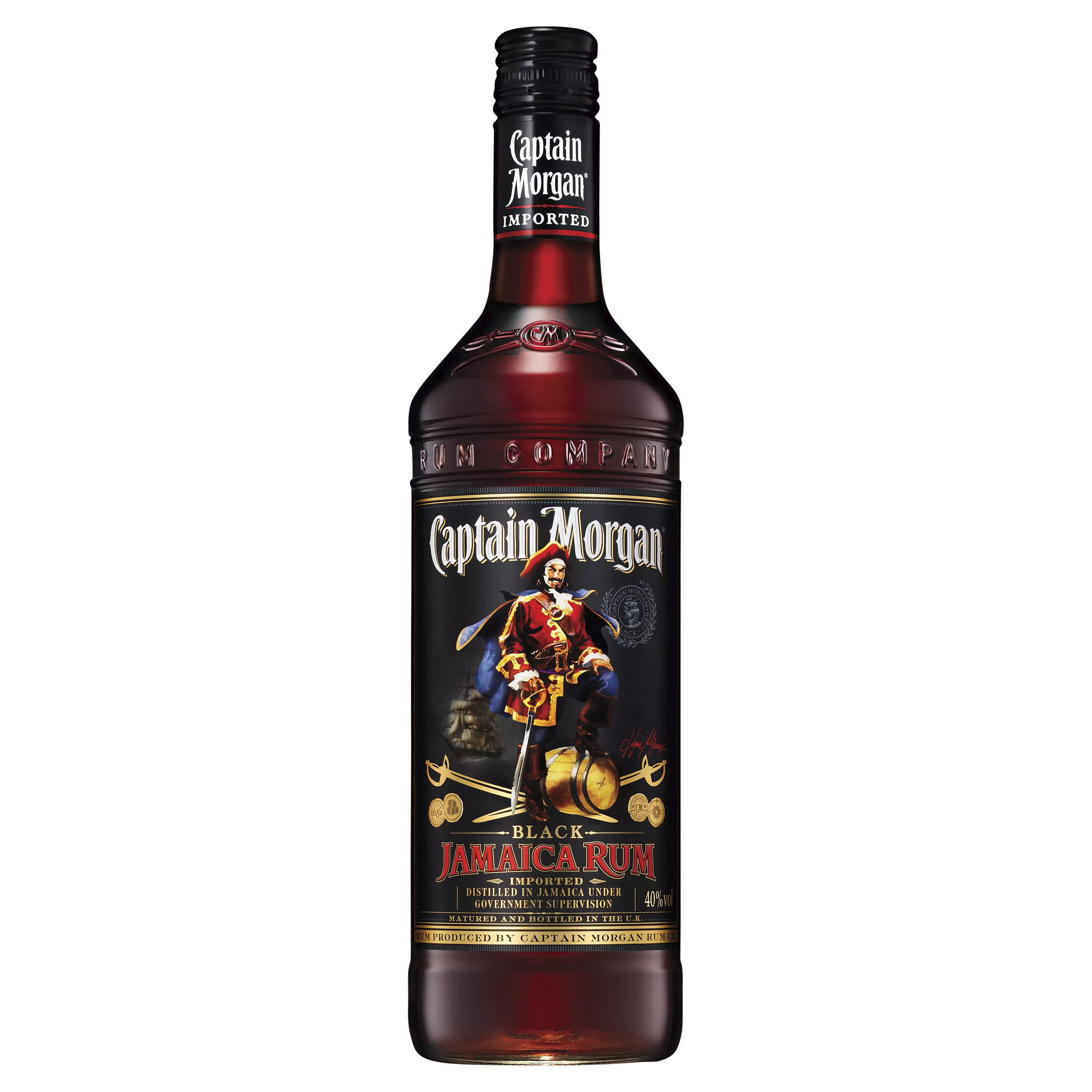 captain morgan black jamaica rum 1l bottle