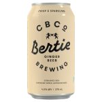 bertie ginger beer 4.0% 375ml 6 pack can