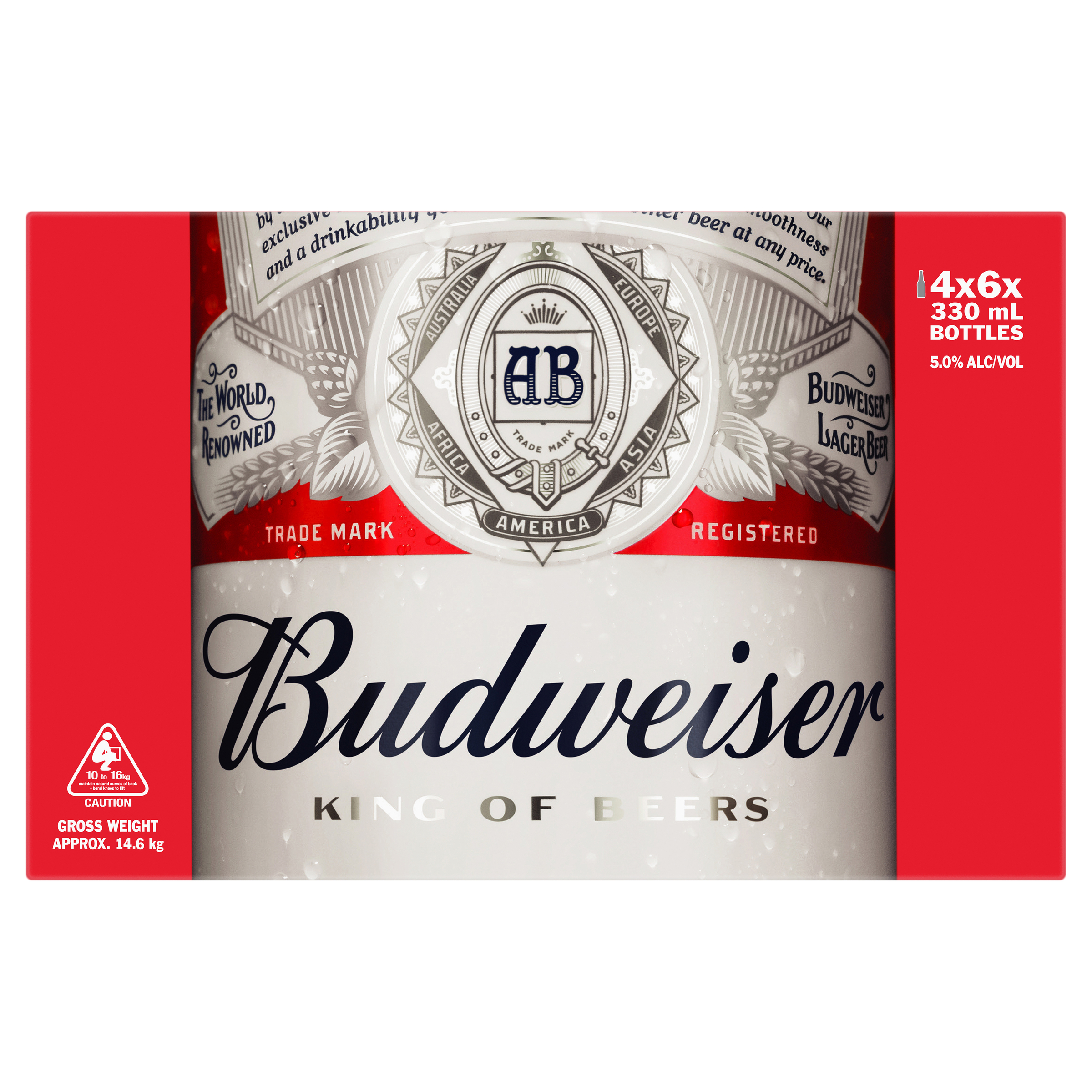 budweiser bottle carton 4x6x330ml v9