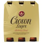 crown lager 375ml 6 pack bottle