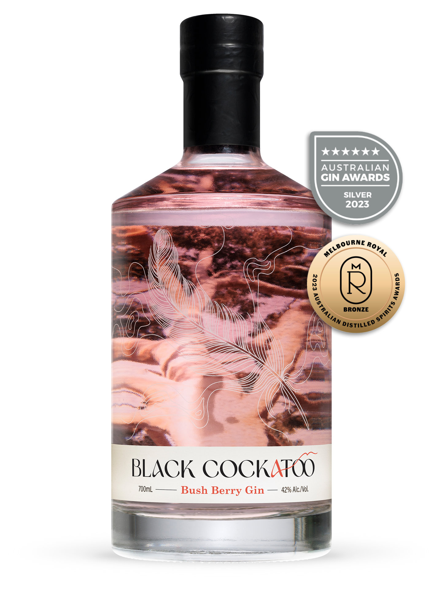 black cockatoo gin bush berry 700ml