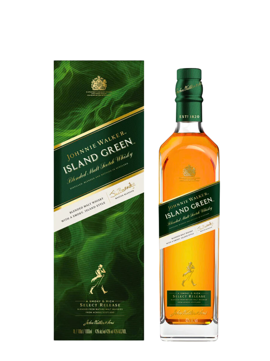 johnniewalkerislandgreengiftbox43 1l 6