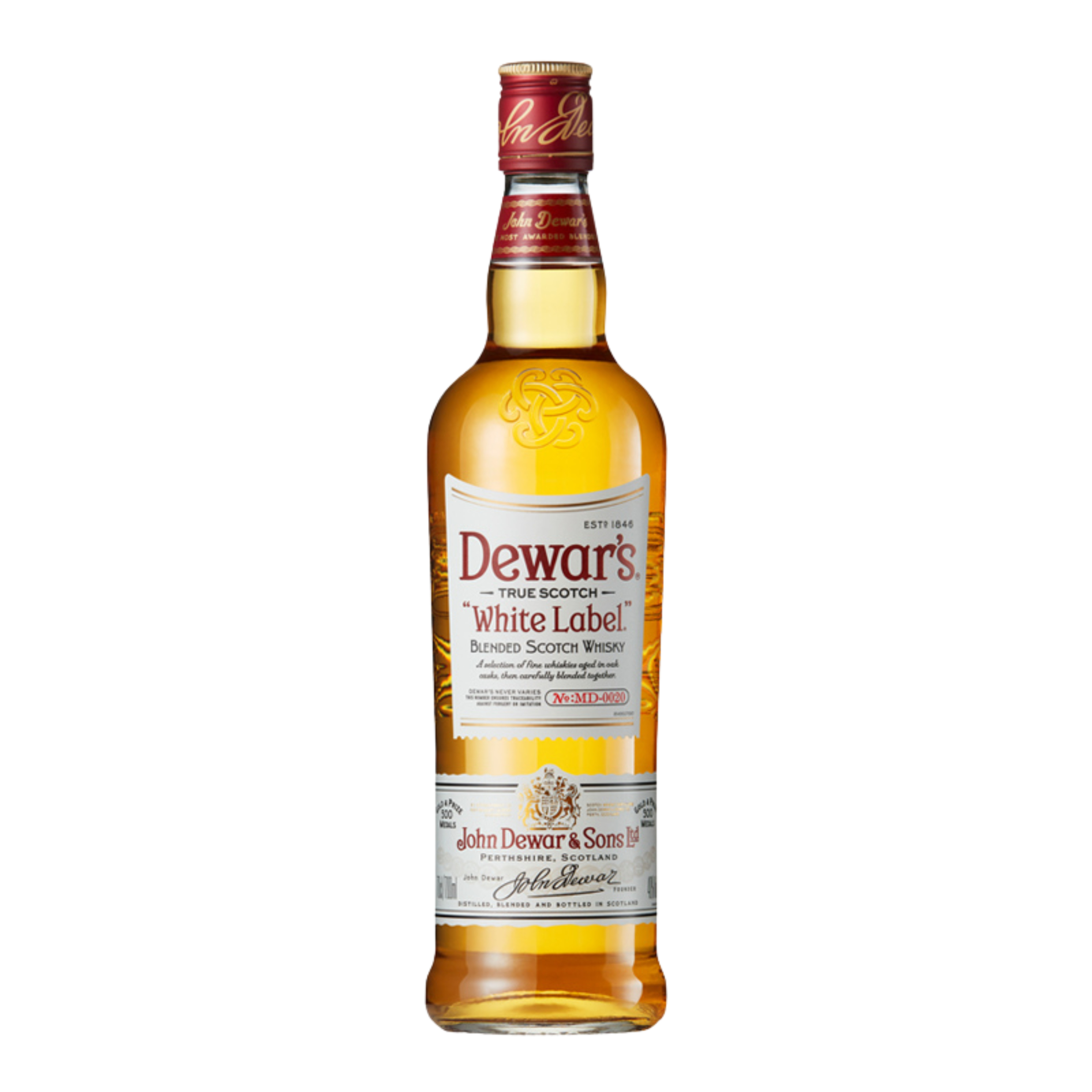 dewar's white label blended scotch whisky 700ml